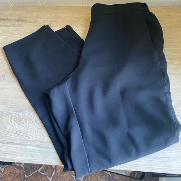 J. Crew Mercantile Relaxed Pull on Pant - Size 8- Black - Picture 1 of 4